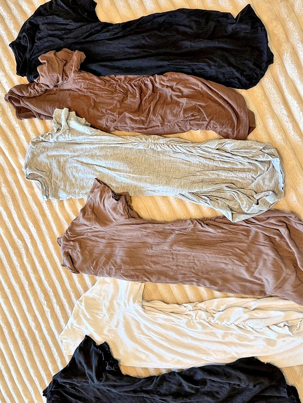Women's Maternity Casual Tops Bundle in Black & Brown